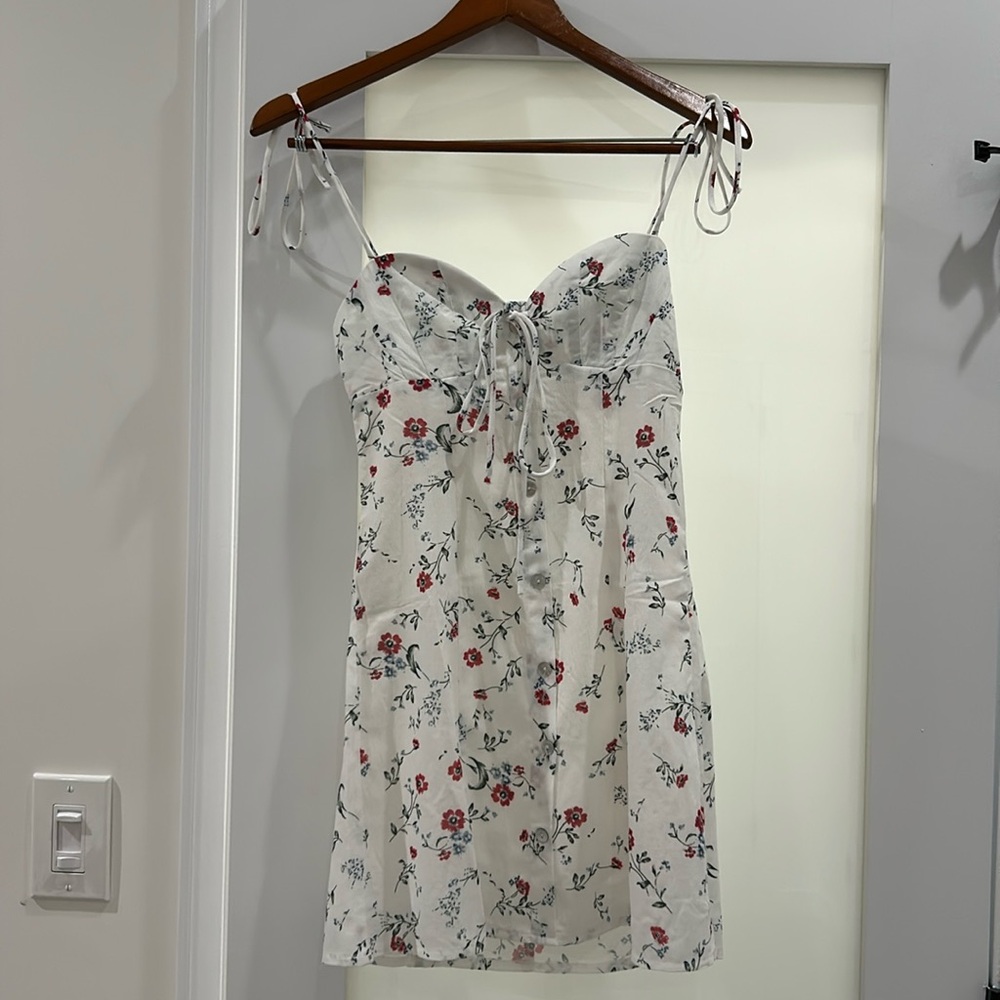 PP floral dress - size 2 - zipper back